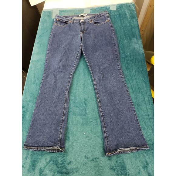 Levis 415 Jeans Size 30 Womens Blue Ladies Denim Stretch Pants Relaxed Bootcut - Picture 2 of 14